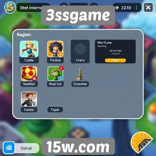 Interface do 3ssgame é otimizada para melhor experiência